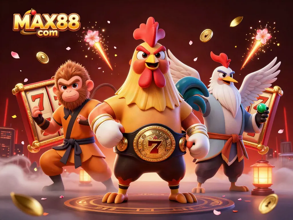 Experience thrilling jackpots at MAX88 com with vibrant 3D casino visuals and dynamic gameplay elements.