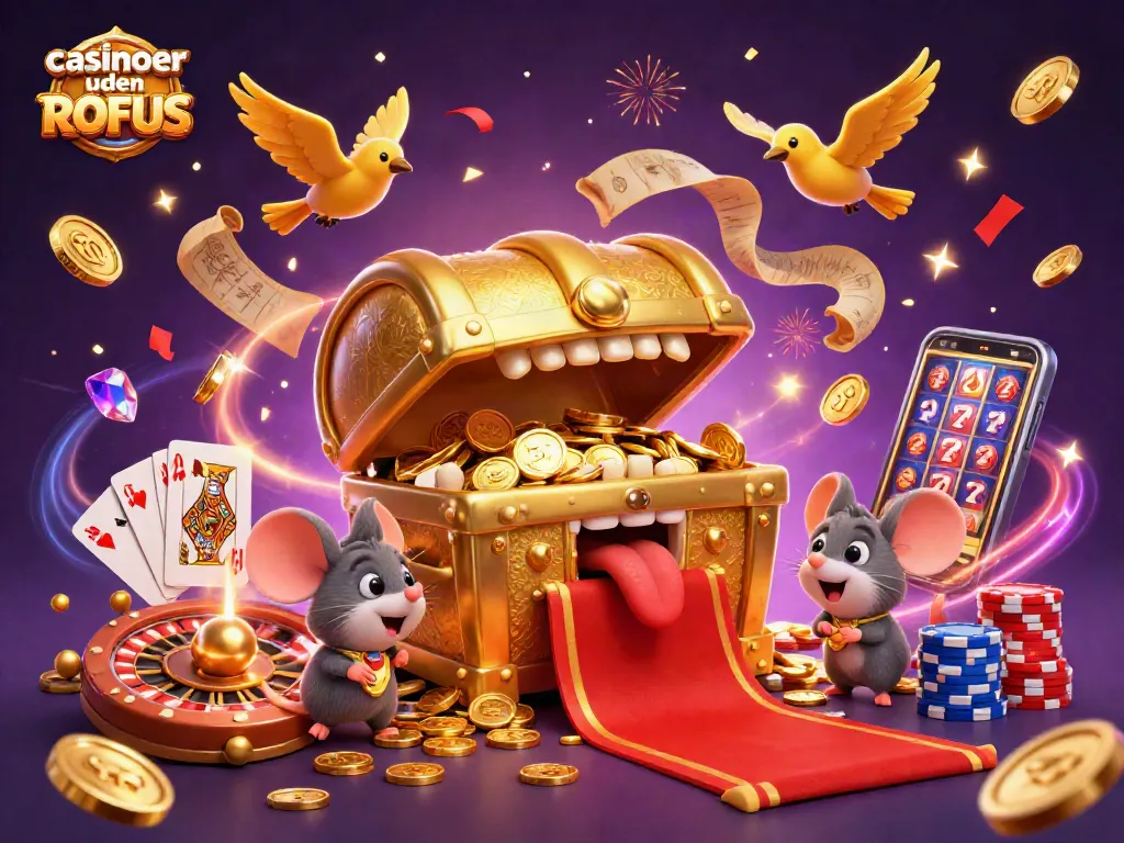 Experience thrilling gameplay at casinoer uden ROFUS with vibrant treasures and dynamic casino elements.