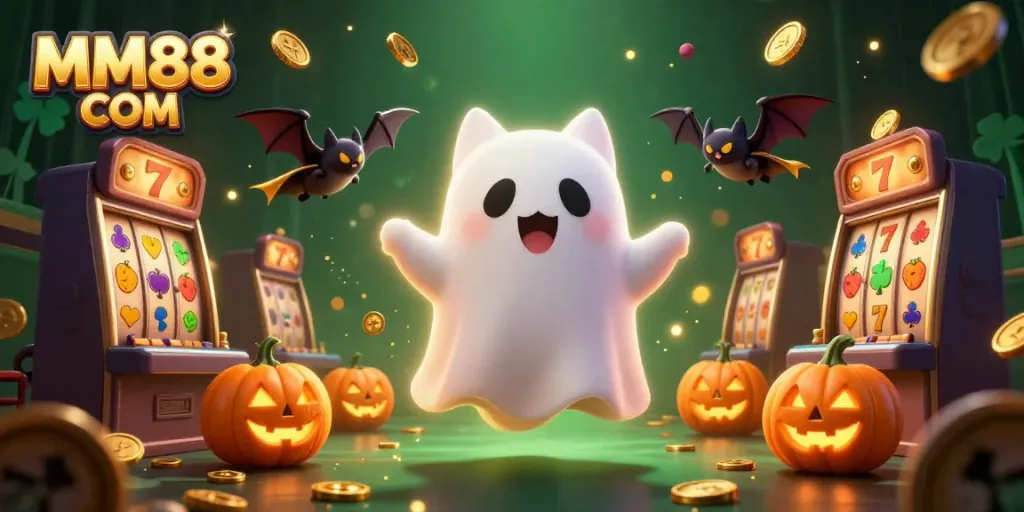 Experience the thrilling MM88 COM ghost cat adventure in a haunted casino world filled with jackpot symbols and glowing charm.