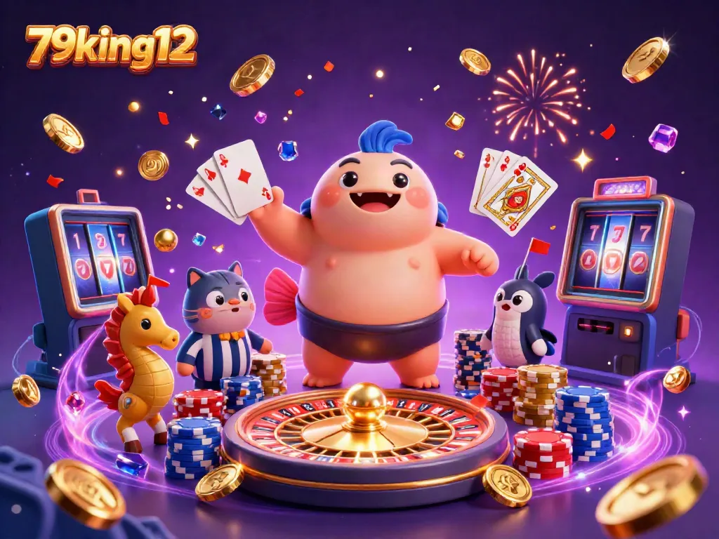 Engage in the thrill of gameplay at 79king12 with fugu fighters and casino elements.