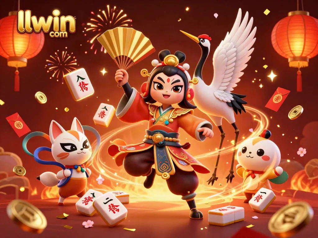 Engage with the dynamic gaming experience at llwin com with vibrant casino elements and characters.