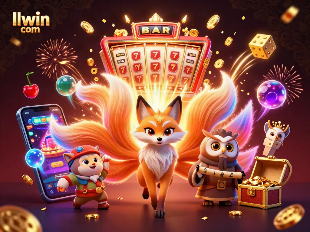 Spin to win at llwin com with vibrant gaming characters and dynamic casino action!